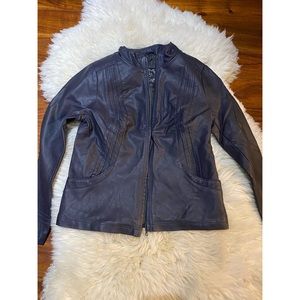 Mo-Ka - Black Faux Leather Jacket